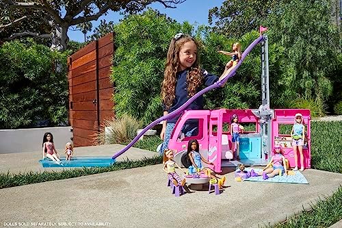 Barbie It Takes Two Stacie Doll Camping Playset with Doll Pet Tent Puppy Sticker Sheet