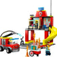 LEGO City Fire Station & Fire Engine A" Pretend Play Set with Firefighter Minifigures Toy for Kids 4+ – 4