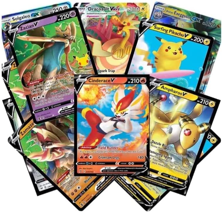Pokemon TCG Authentic Factory Sealed Booster Pack Includes Mystery Card Bundle - VVMAX 1
