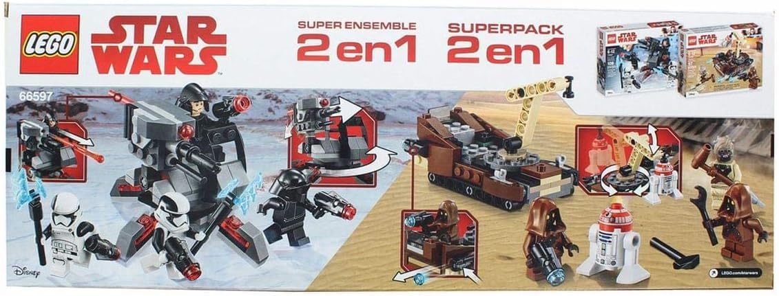 LEGO Star Wars 66597 Super Battle Pack 2 in 1 Includes 75198 Tatooine and 75197 First