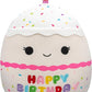 Squishmallows Original 14-Inch Lyla Vanilla Birthday Cake Plush – 14