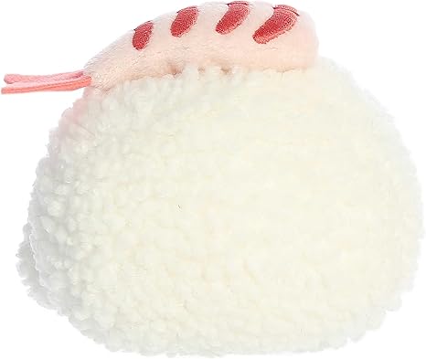 Aurora Adorable Palm Palsa EBI Shrimp Sushia Stuffed Animal - Pocket-Sized Play -