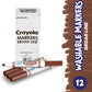 Crayola Washable Markers - Black 12ct Broad Line Markers Bulk Markers for Classrooms