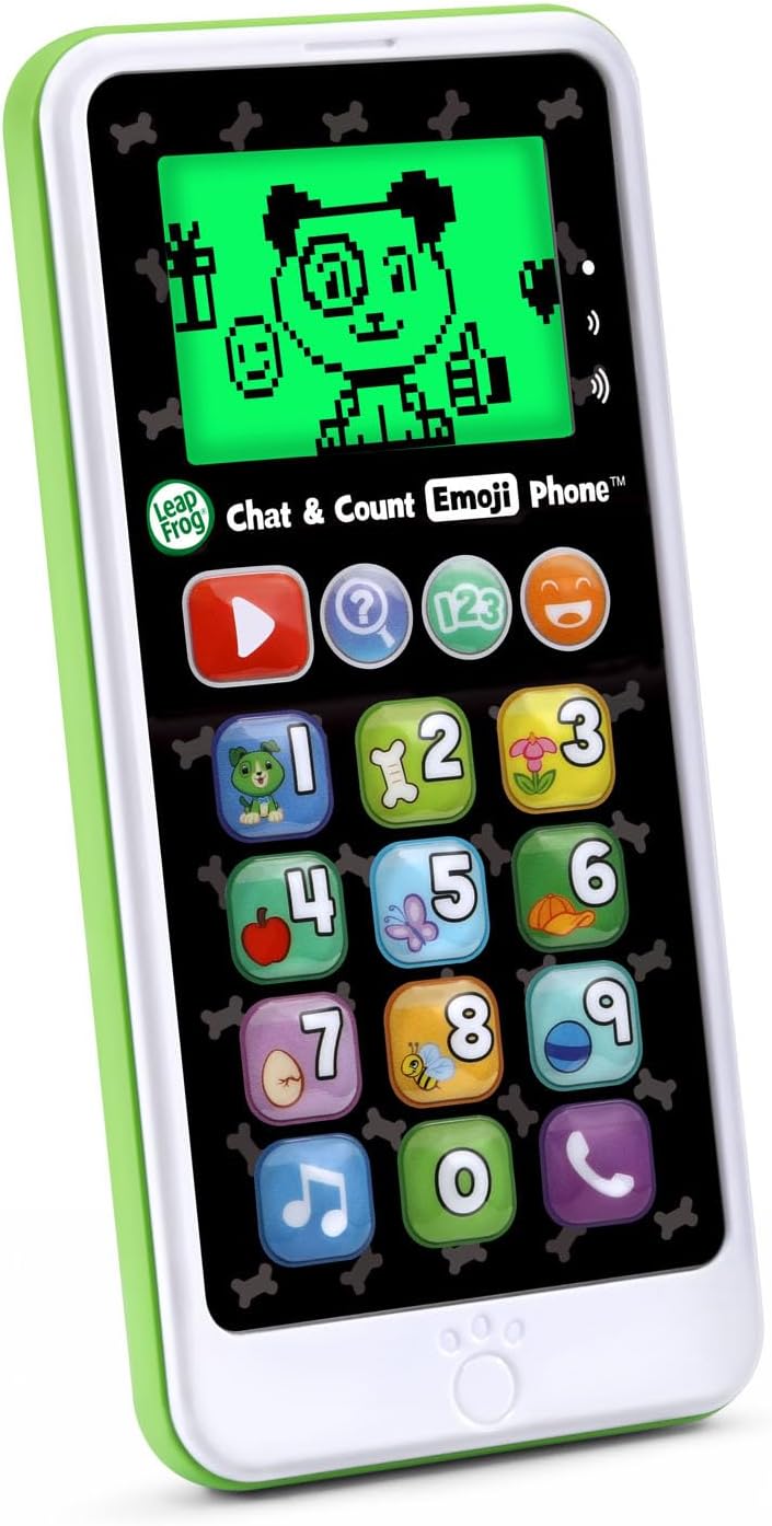 LeapFrog Chat and Count Emoji Phone Green