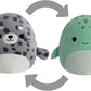 Squishmallows Original FlipAMallows 12in Seal and Turtle Flippable Plush