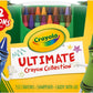 Crayola Ultimate Crayon Box Collection 152ct Bulk Crayon Caddy Classic Glitter Colors