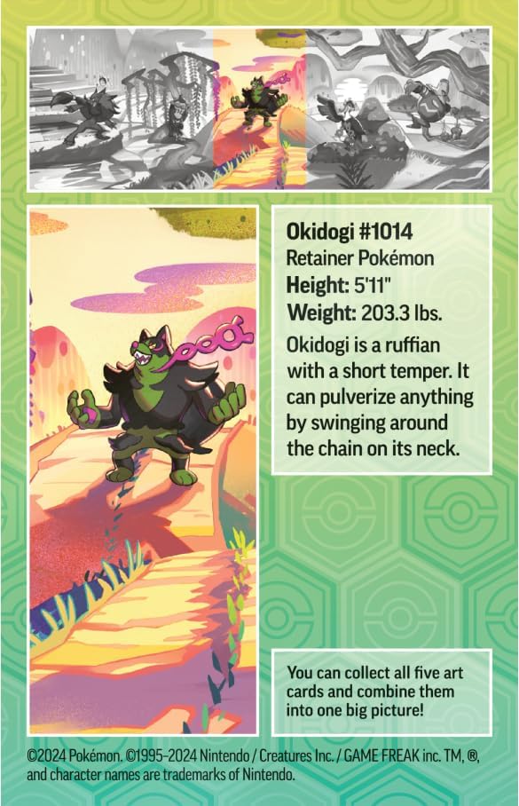 Pokemon TCG Scarlet Violet-Shrouded Fable Mini Tin - Fezandipiti 2 Booster Packs 1