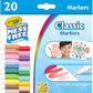 Crayola Color Wonder Marker Refill Set 20ct Mess Free Broad Line Markers for Toddlers