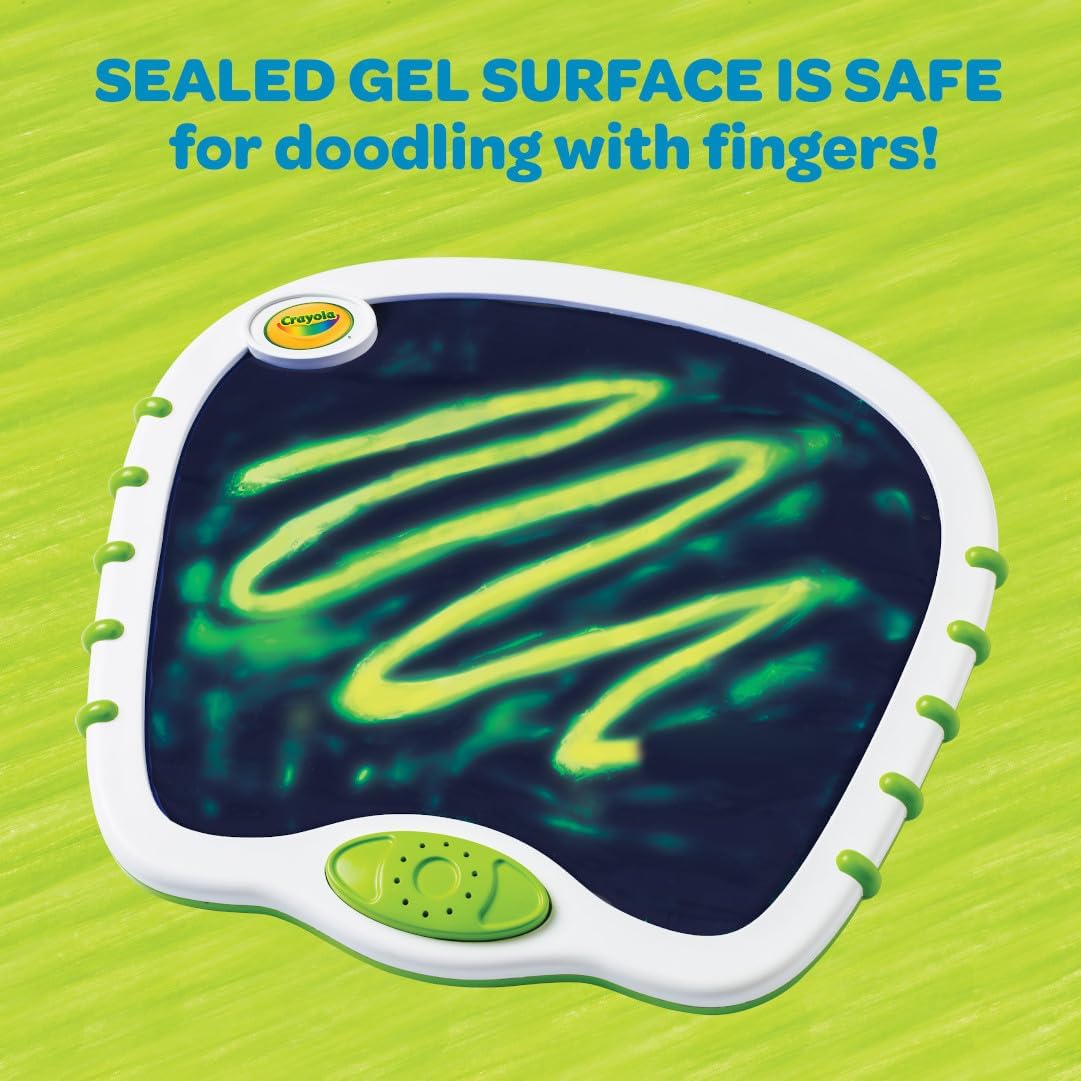 Crayola Toddler Touch Lights Musical Sensory for Toddlers Light Up Drawing Pad Mess Free