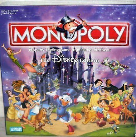 Disney The Disney Editiion Monopoly Board Game 2001