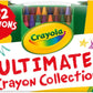 Crayola Ultimate Crayon Box Collection 152ct Bulk Crayon Caddy Classic Glitter Colors