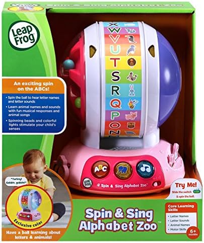 LeapFrog Spin and Sing Alphabet Zoo Pink