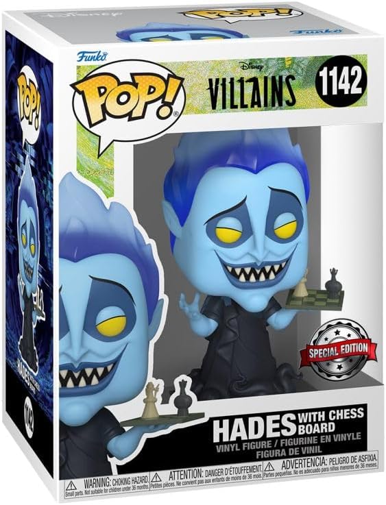 Funko POP Disney Villains - Hades with Chess Board