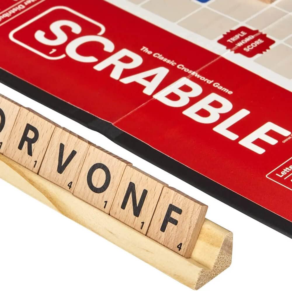 Hasbro Gaming Scrabble Board GameWord Game for Kids Ages 8 and UpFun Family Game for 2-4 PlayersThe Classic Crossword Game – 8