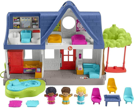 Fisher-Price Little People Toddler Learning Toy Friends Together Play House Set with