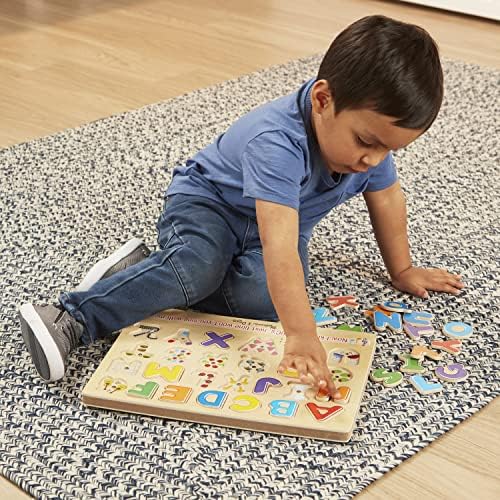Melissa & Doug Melissa Doug Wooden Alphabet Sound Puzzle
