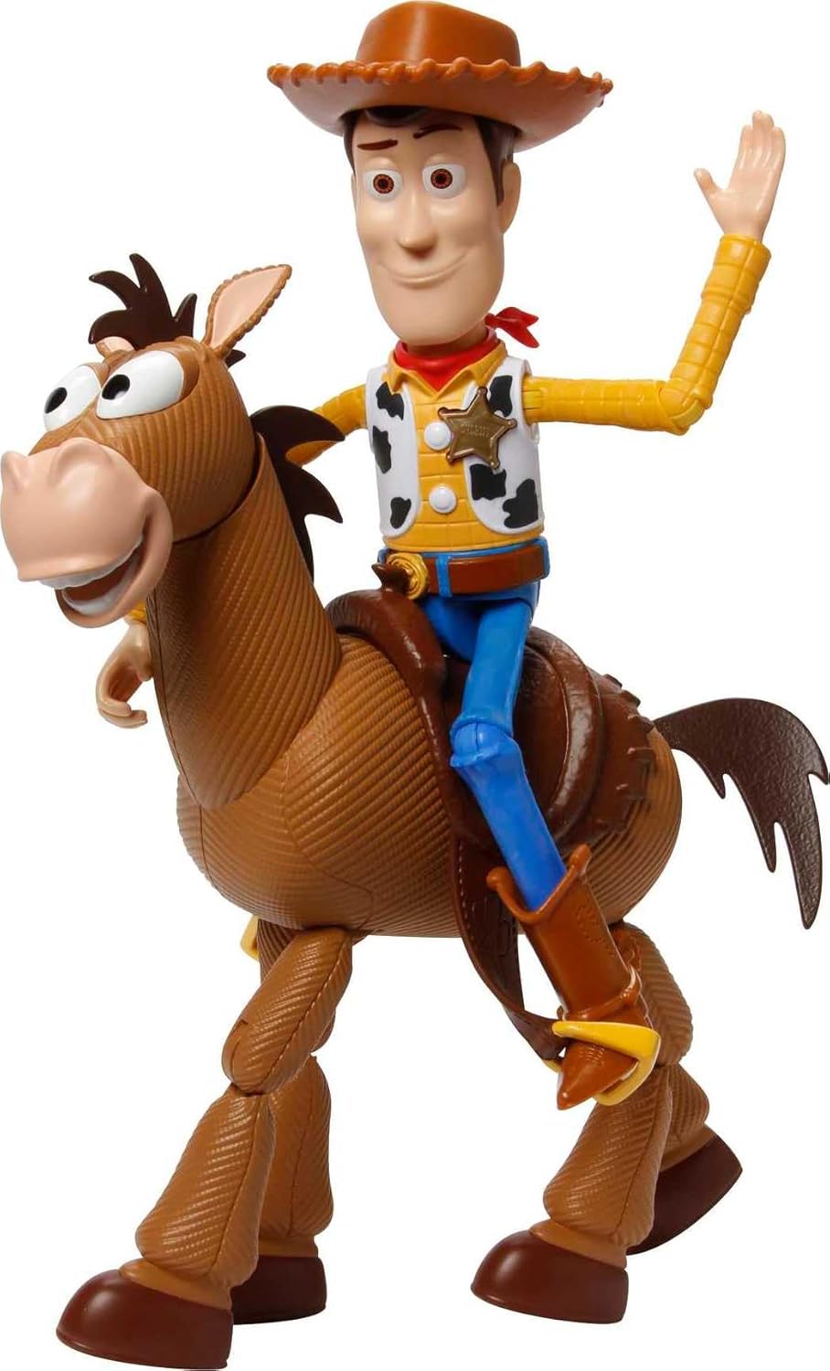 Mattel Toy Story 4 Action Figure Set A" Woody with Removable Hat & Bullseye – 4