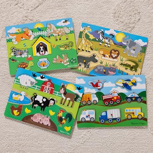 Melissa & Doug Melissa Doug Wooden Peg Puzzle