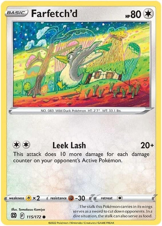 Pokemon Farfetch'd - 115172 - Common - Sword Shield Brilliant Stars