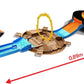 Hot Wheels Toy Monster Trucks Playset Tire-Shaped Case Transforms into Race Course 3 Trucks & 4 Cars in 1:64 Scale Stunt Tire (Amazon Exclusive) – 3