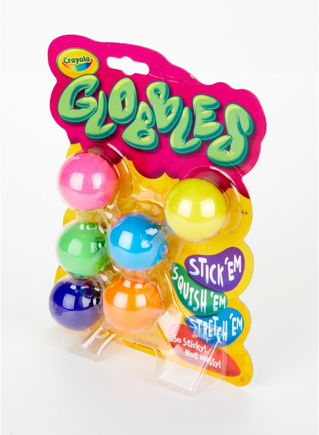 Crayola Globbles Fidget Toy 6ct Sticky Stress Ball Calming Sensory for Stress Relief