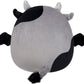Squishmallows Original 12-Inch Bridgette Grey and Black Cow Bat - Official Jazwares Plush