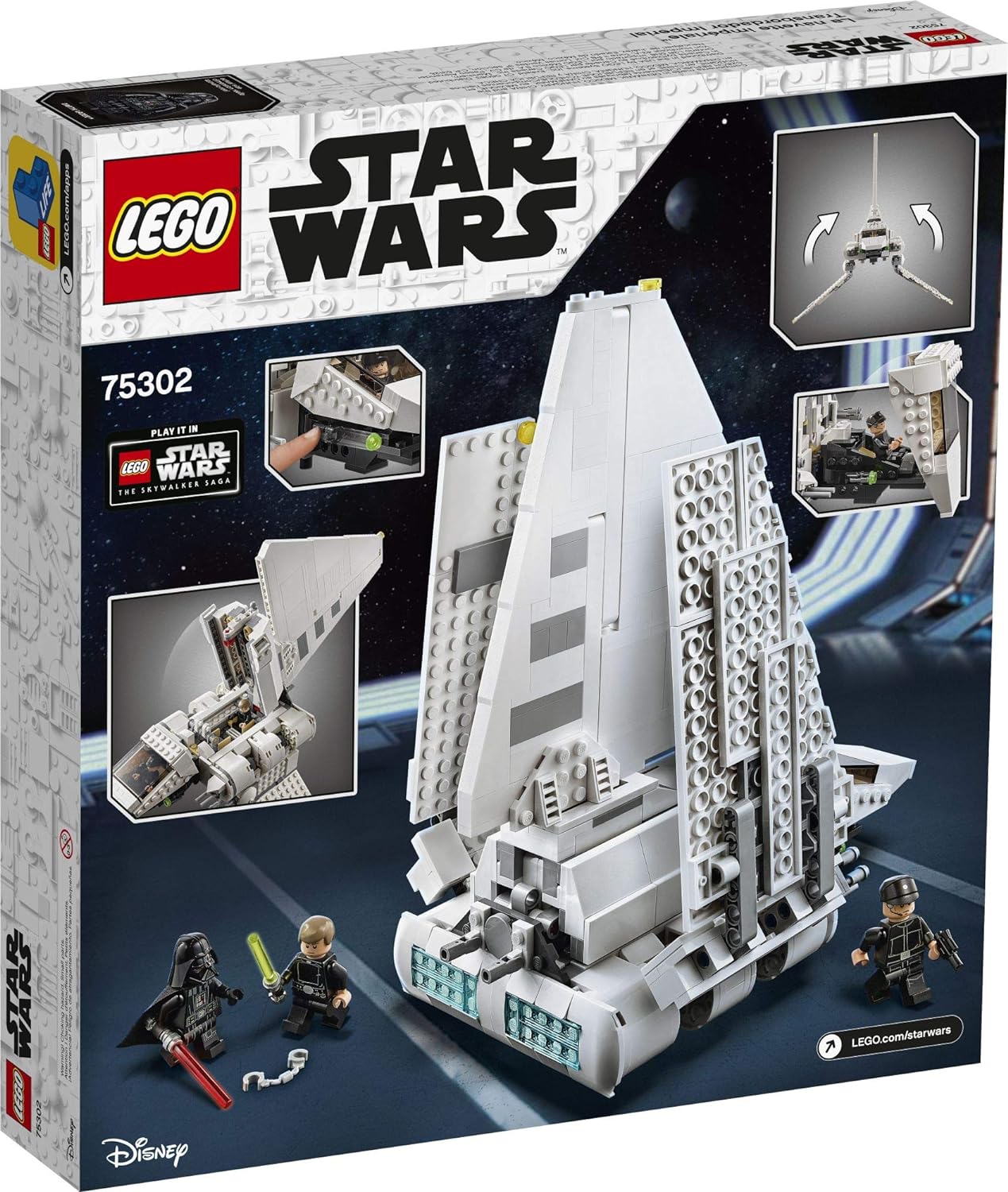 LEGO Star Wars Imperial Shuttle 75302 Building Kit Awesome Building Toy for Featuring