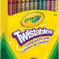 Crayola Twistables Colored Pencils (24ct Pack of 2) AA"A No Sharpening Vibrant Colors – 24