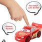 Disney Mattel  Pixar Cars Track Talkers Lightning McQueen Talking Car - 5.5-Inch Collectible – 5