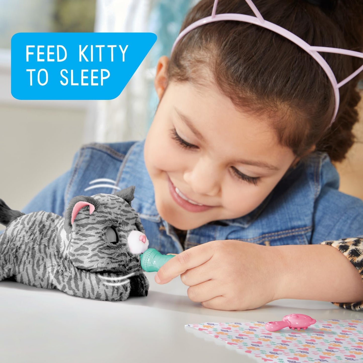 Just Play furReal Newborns Kitty Interactive Pet Small Plush