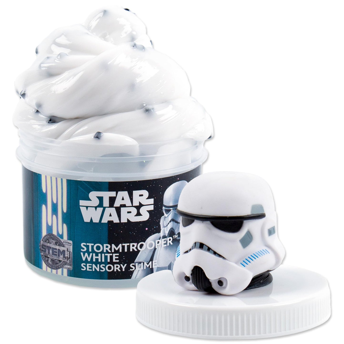 Star Wars Stormtrooper White Slime 8oz - Pre-Made Slime for Kids & Adults – 8