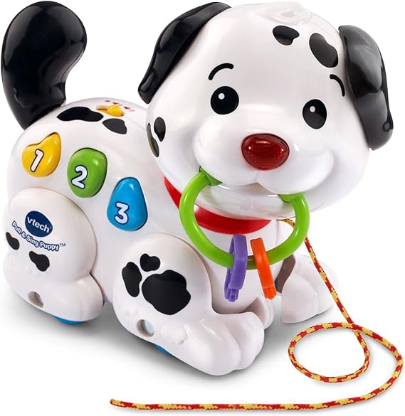 VTech Musical Pull & Sing Puppy A" Interactive Toy