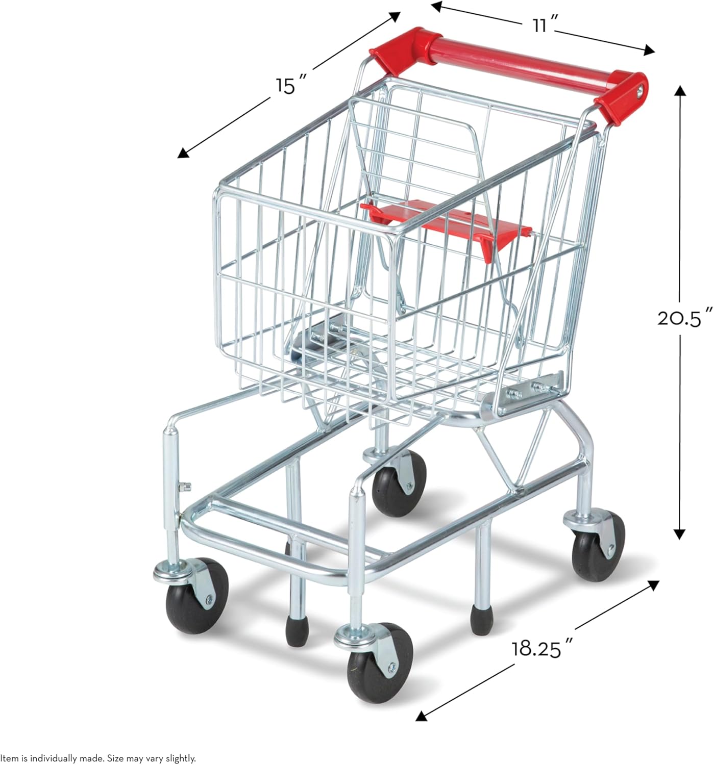 Melissa & Doug Melissa Doug Toy Shopping Cart With Sturdy Metal Frame