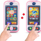 VTech Touch and Swipe Baby Phone A" Pink 6-Inch Interactive Toy – 6