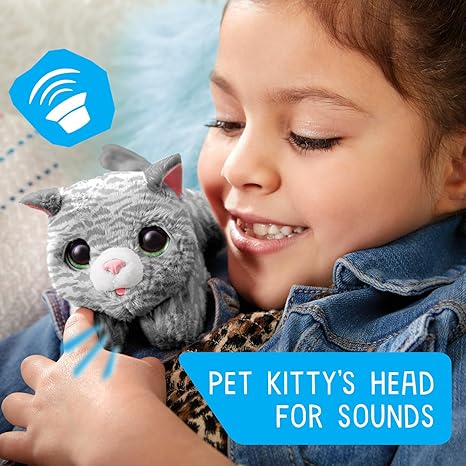 Just Play furReal Newborns Kitty Interactive Pet Small Plush