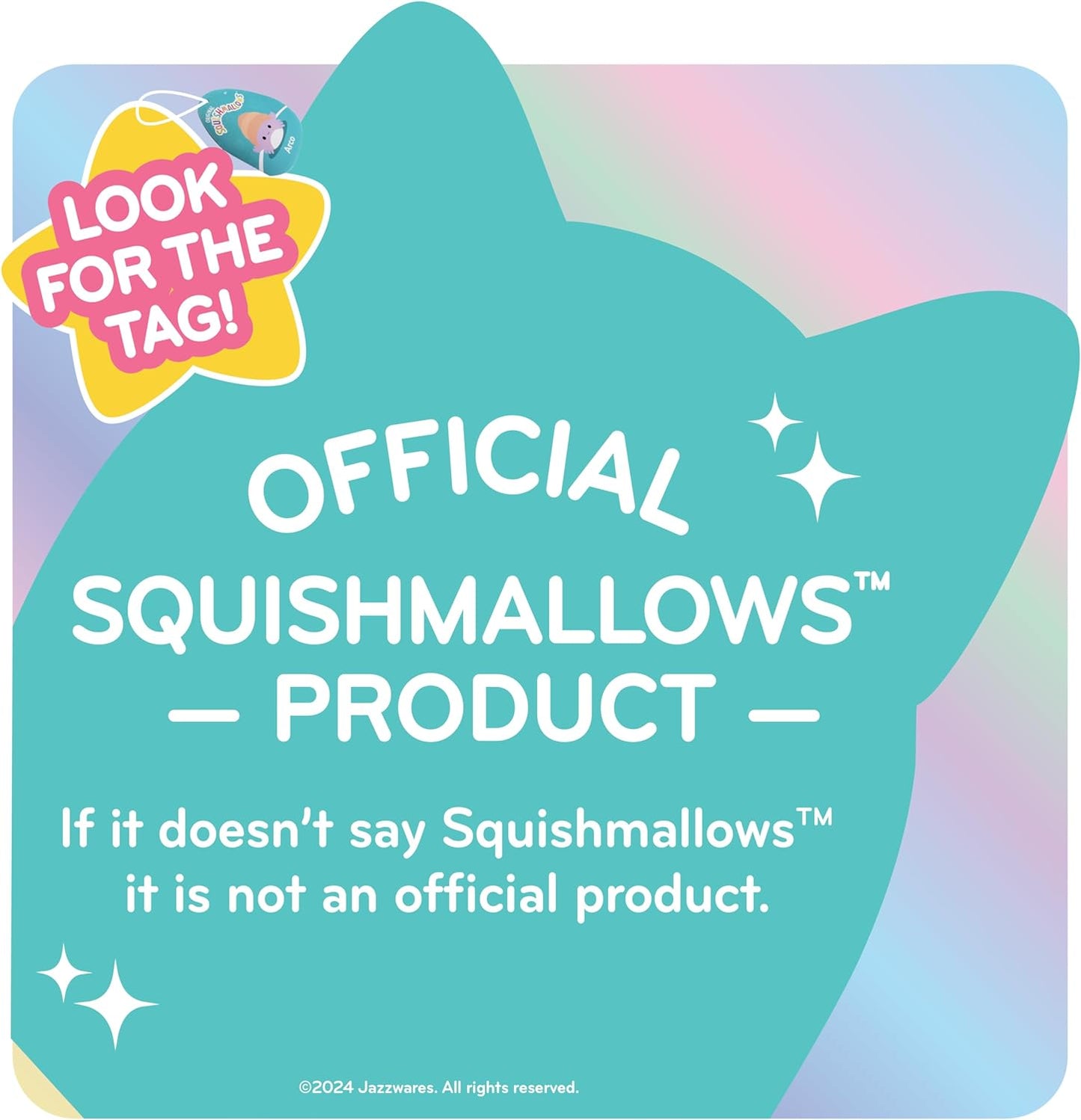 Squishmallows Original 5-Inch Gordon The Shark - Official Jazwares Easter Plush