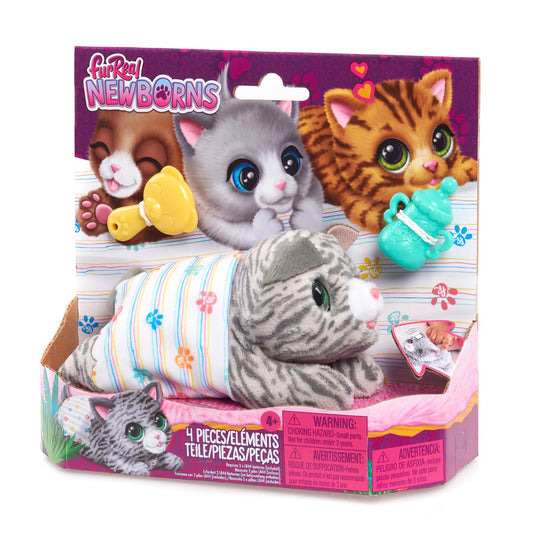 Just Play furReal Newborns Kitty Interactive Pet Small Plush