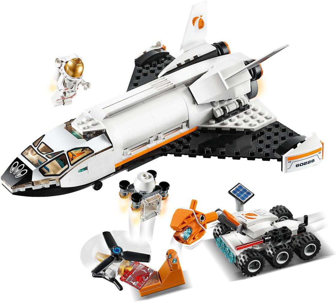 LEGO City Space Mars Research Shuttle 60226 Space Shuttle Toy Building Kit (273 Pieces) – 60226
