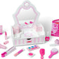 Melissa & Doug Wooden Beauty Salon Play Set A" 18-Piece Vanity & Accessories – 18