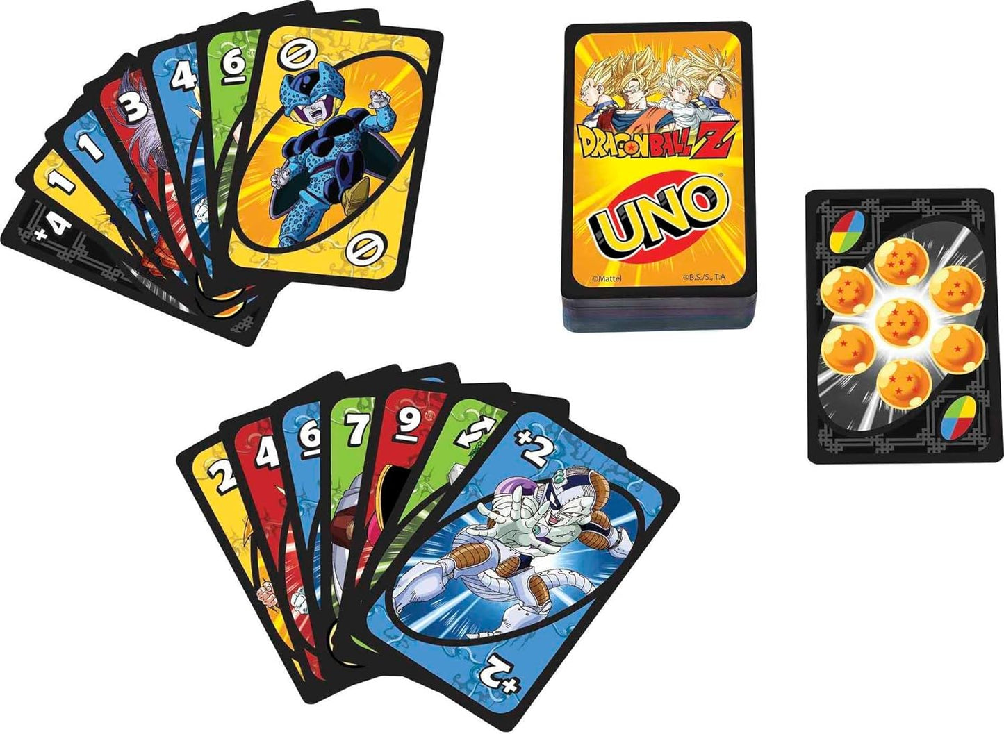 Mattel UNO Dragon Ball Z Card Game A" TV Show-Themed Deck & Special Rule for 2-10 Players – 2