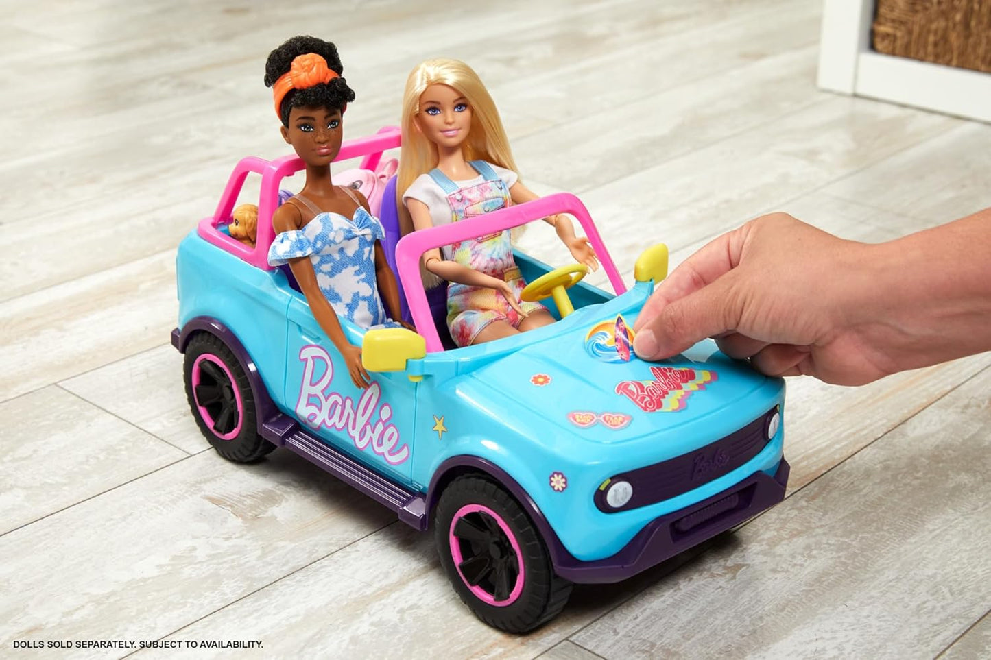 Barbie Hot Wheels RC SUV Remote-Control Pink Vehicle