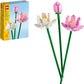 LEGO Lotus Flower - Building Toy for Girls Boys Ages 8 - Artificial Lotus for Home Decor