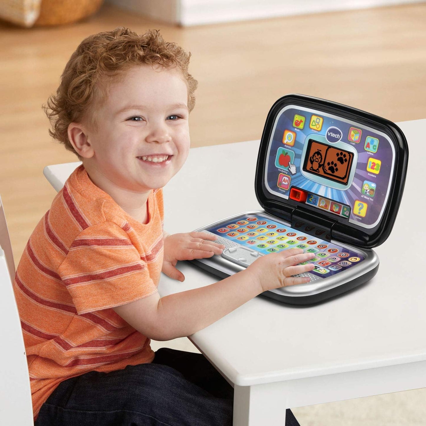 VTech Play Smart Preschool Laptop Black