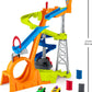 Fisher-Price Little People Toddler Toy Hot Wheels Spiral Stunt Speedway Race Track Playset