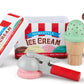 Melissa & Doug Scoop & Stack Ice Cream Cone Set A" Magnetic Pretend Play