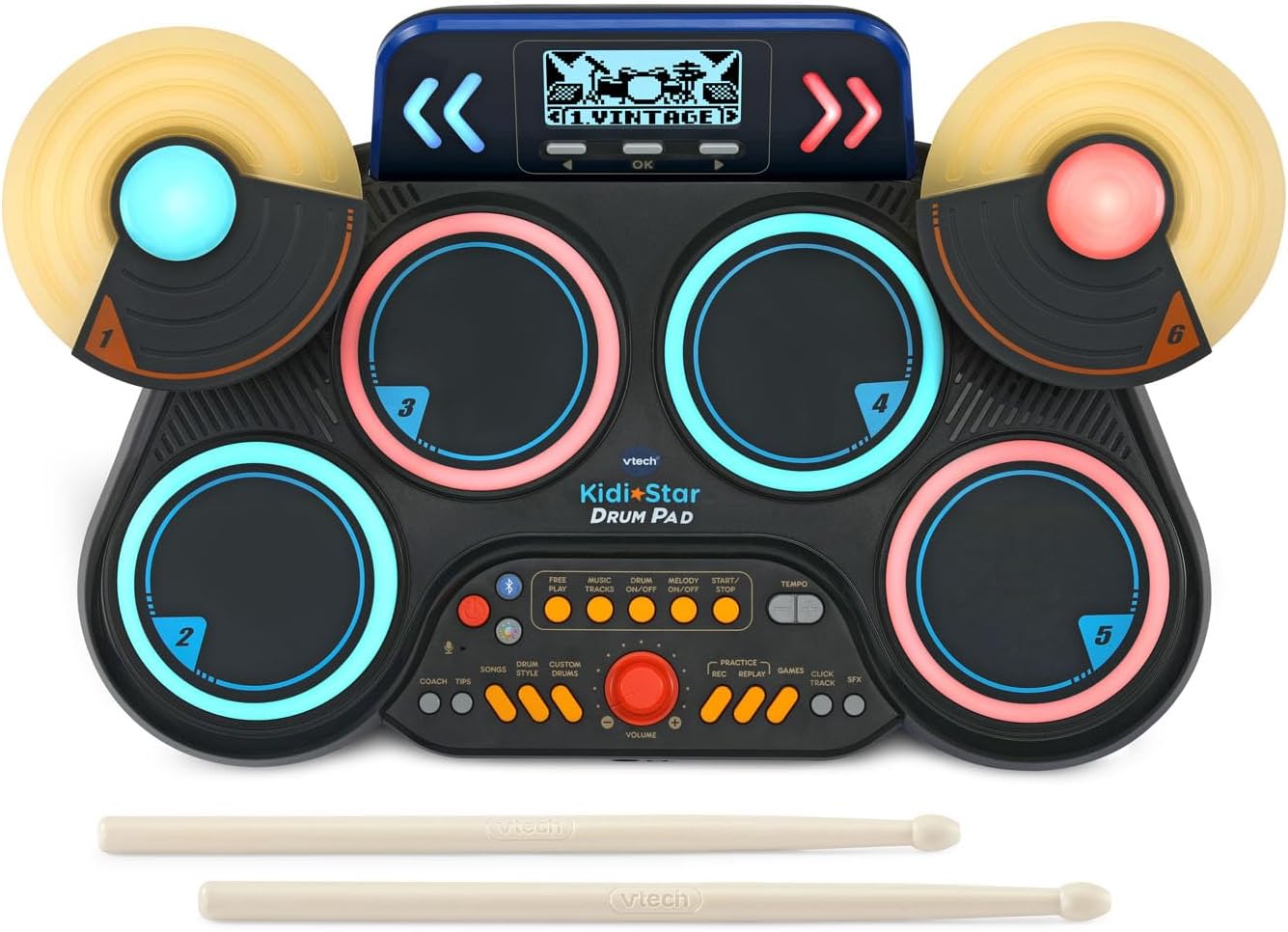 VTech Kidi Star Drum Pad Black