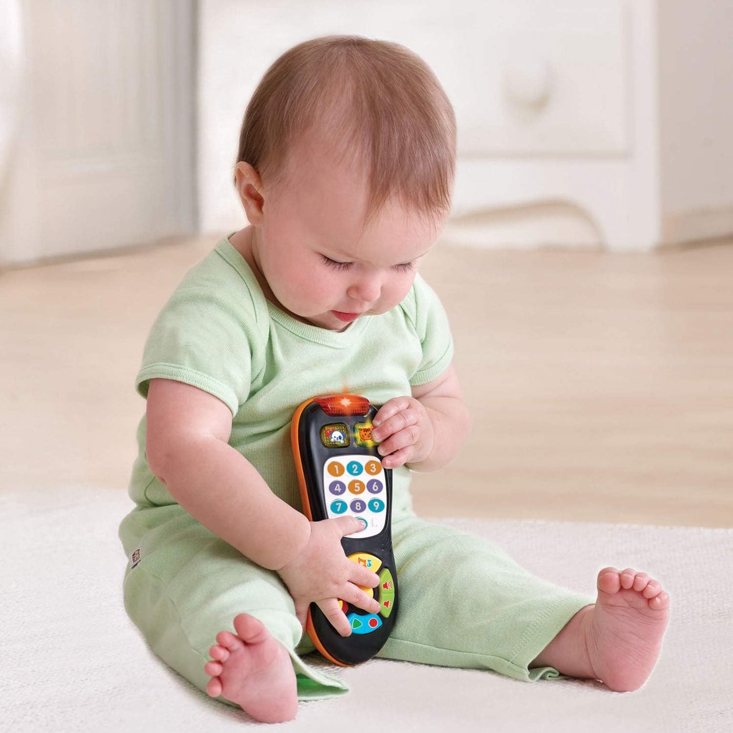 VTech Click & Count Remote A" Interactive Learning Toy (Black)