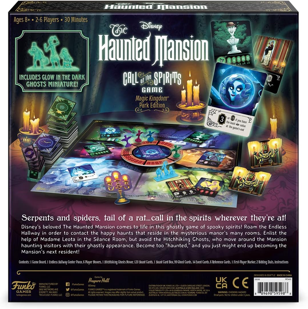 Disney Funko  The Haunted Mansion - Call of The Spirits: Magic Kingdom Park Edition Game