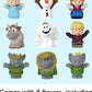 Disney Fisher-Price Little People  Frozen Carry-Along Castle Case A" Playset with Figures for Toddlers (18+ Months) – 18