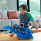 Hot Wheels City Ultimate T-Rex Transporter A" Dinosaur Hauler for 20+ Cars Transforms with Lights & Sounds – 20